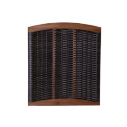 3 – Cappuchino Breitgeflecht palisander